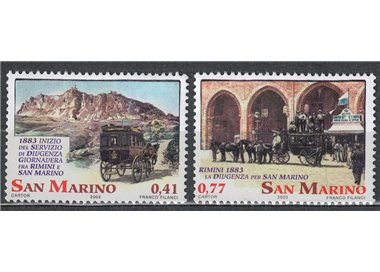 SAN MARINO 2003 Stagecoach 2v MNH**