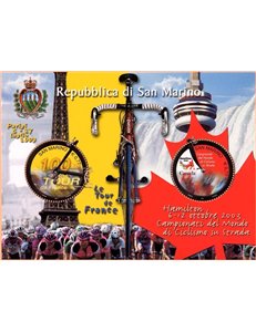 SAN MARINO 2003 Cycling, Tour de France s/s MNH**