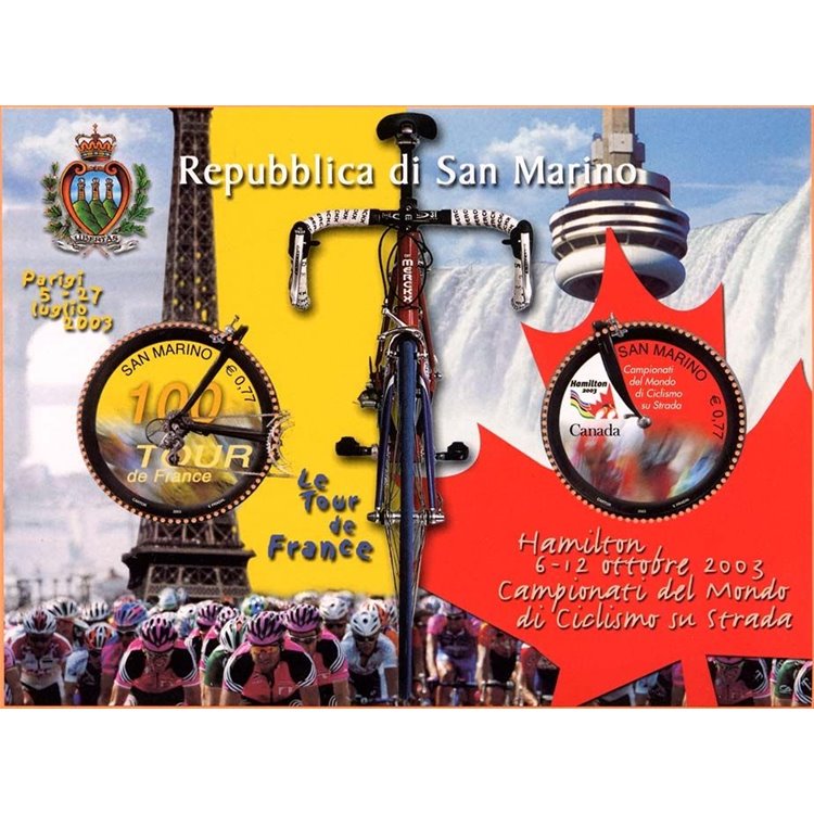 SAN MARINO 2003 Ciclismo, Tour de France BF MNH**