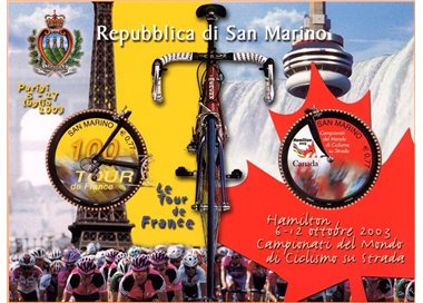 SAN MARINO 2003 Cycling, Tour de France s/s MNH**