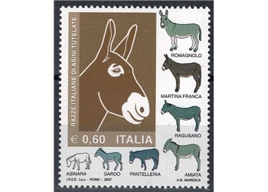 ITALIA 2007 Razze di asini MNH**