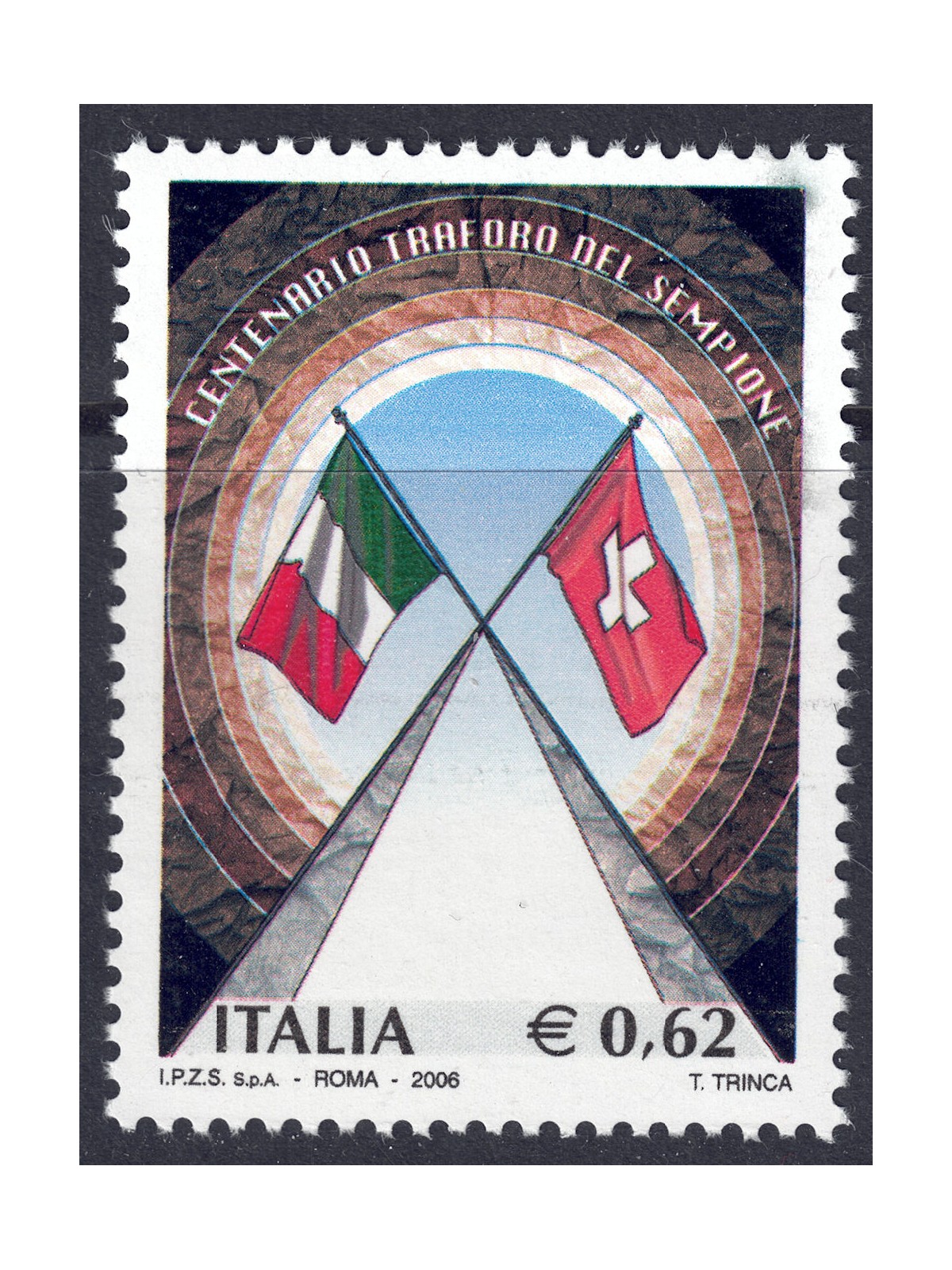 ITALY 2006 Simplon Tunnel MNH**