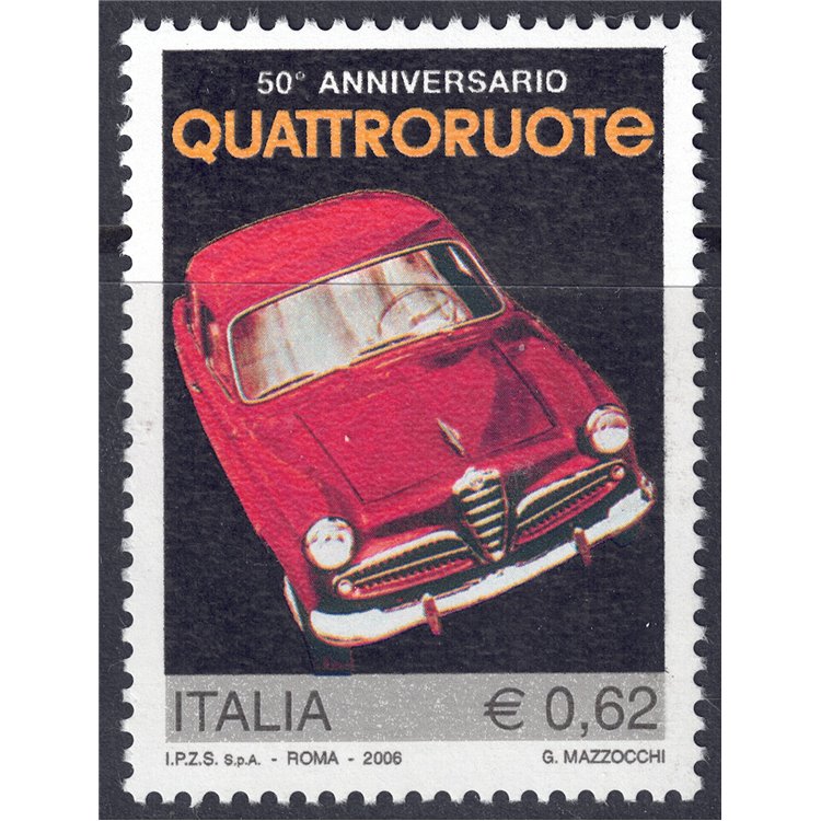 ITALIA 2006 Quattroruote MNH**