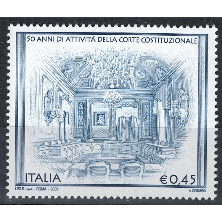 ITALIA 2006 Corte Costituzionale MNH**