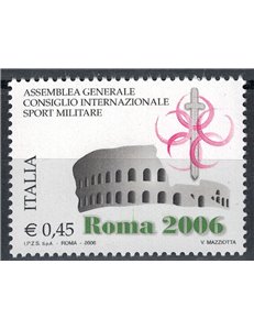 ITALIA 2006 Sport militare MNH**