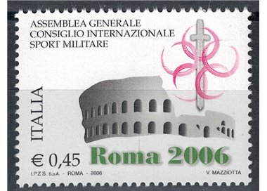 ITALIA 2006 Sport militare MNH**