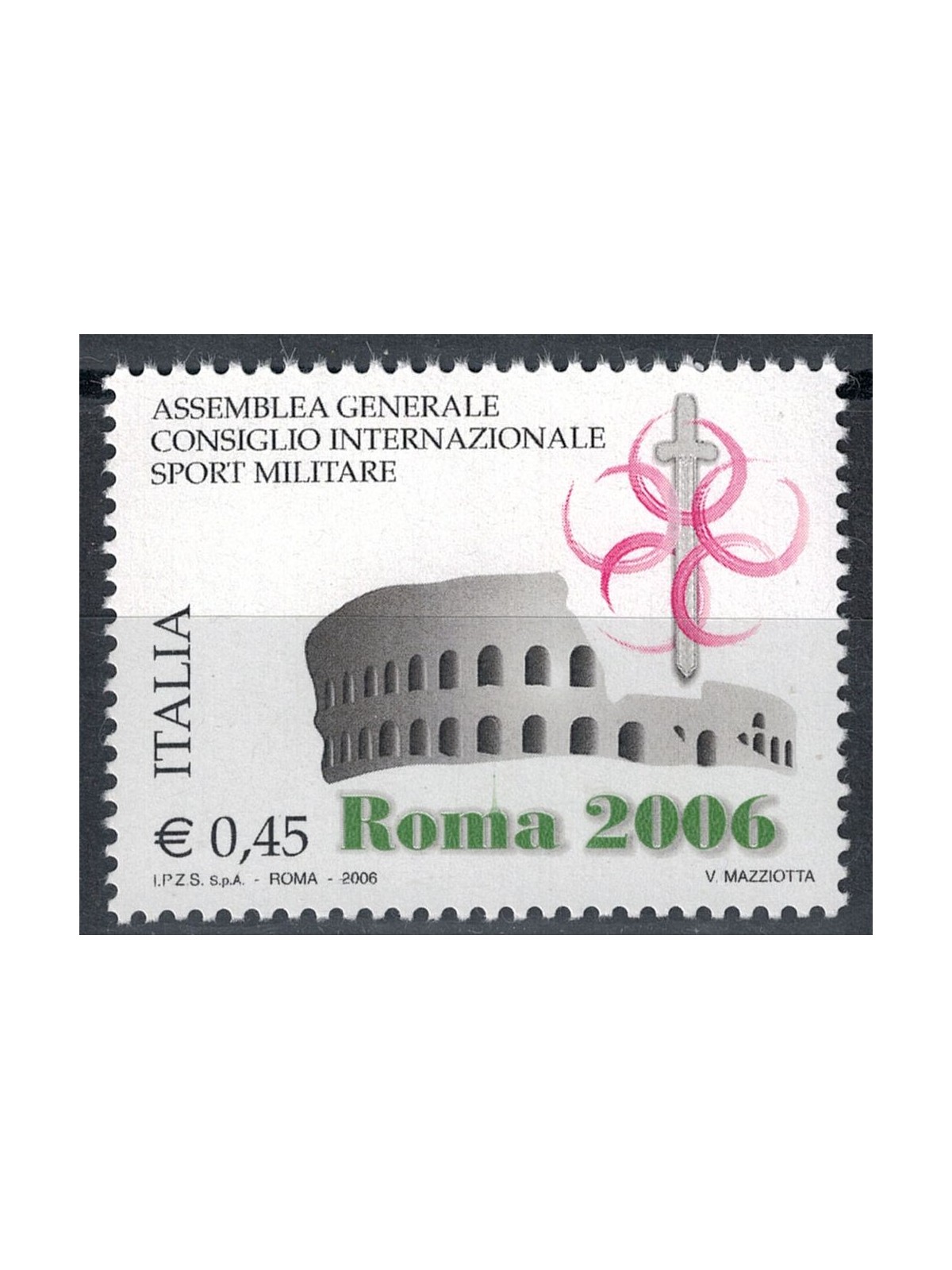 ITALIA 2006 Sport militare MNH**