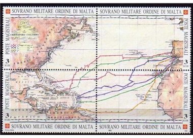 SMOM 1992 Colombian Celebrations 4v MNH**