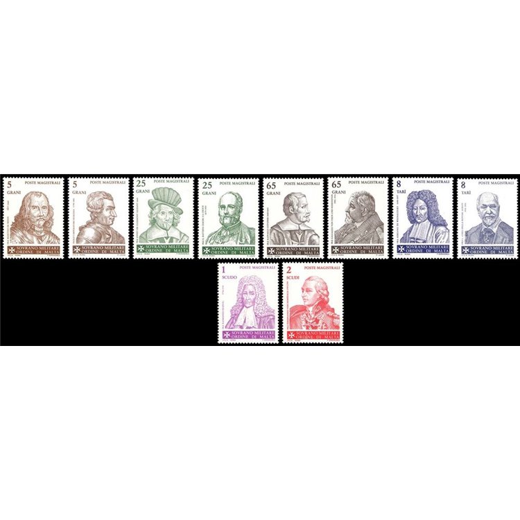 SMOM 1993 Gran Maestri, 10ª serie 10v MNH**