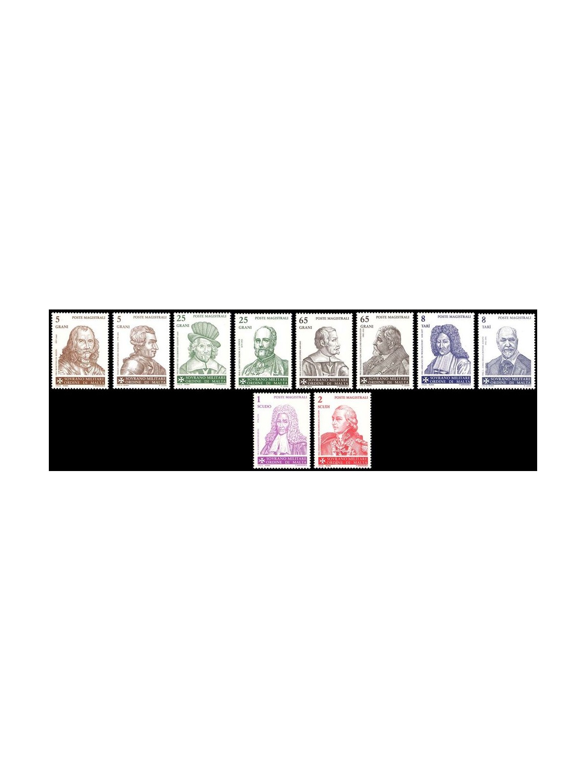SMOM 1993 Gran Maestri, 10ª serie 10v MNH**
