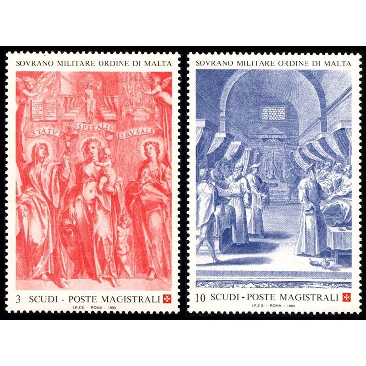 SMOM 1993 Ospedale di San Giovanni 2v MNH**