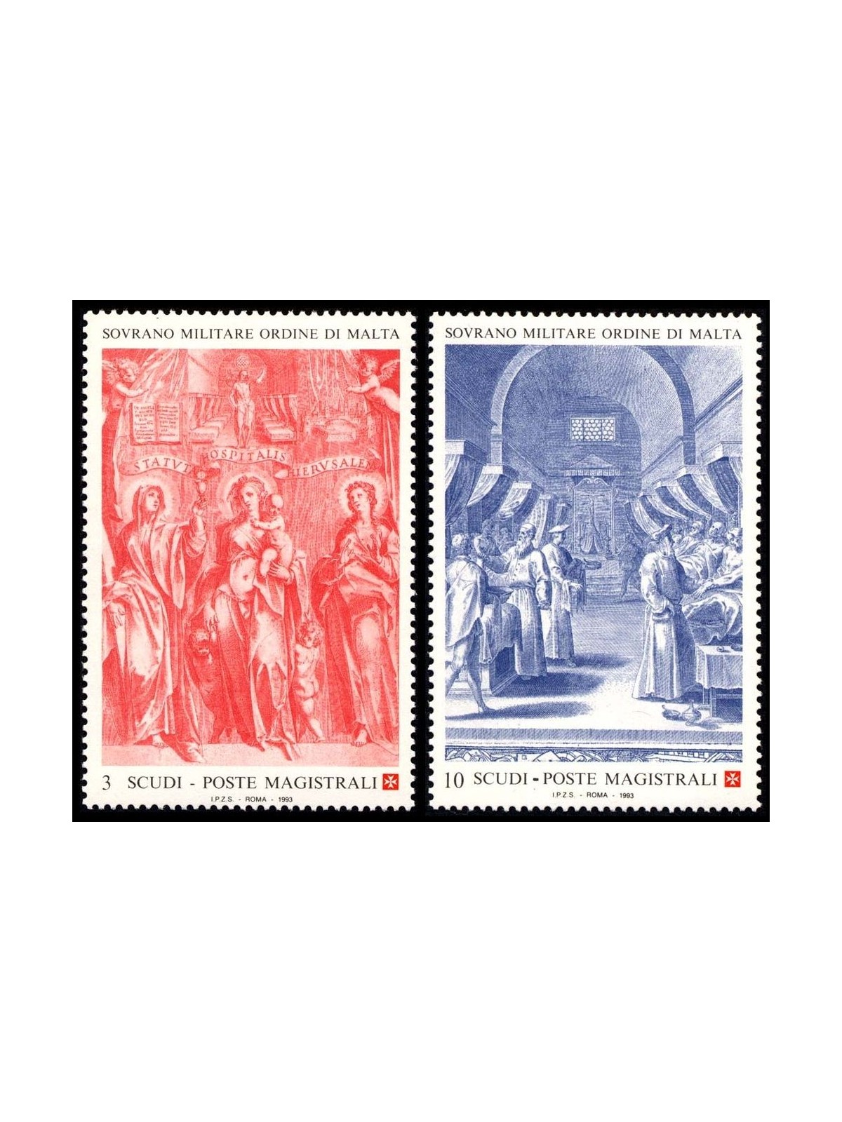 SMOM 1993 San Giovanni Hospital 2v MNH**