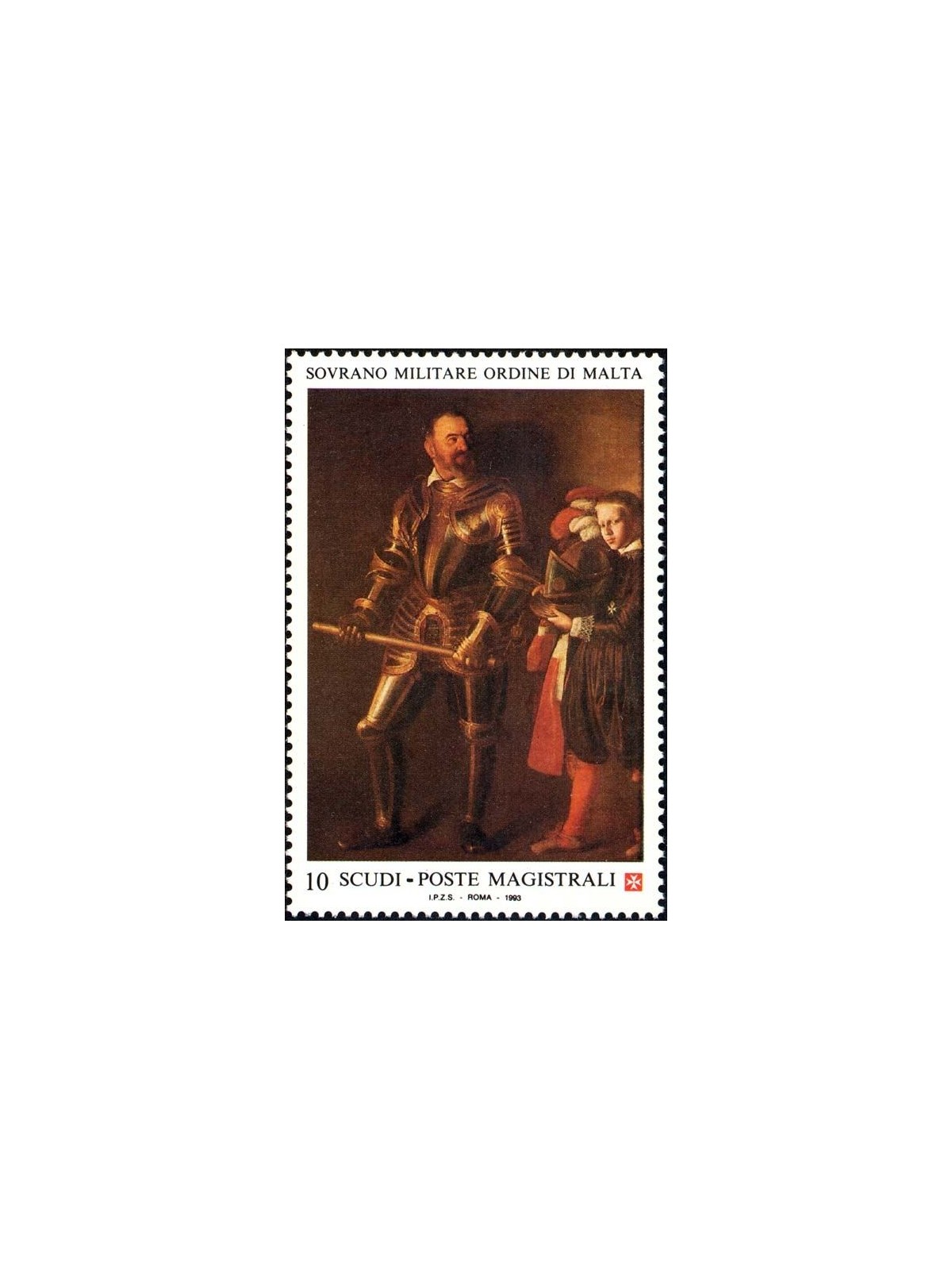 SMOM 1993 Masters of Painting, 8th series MNH**