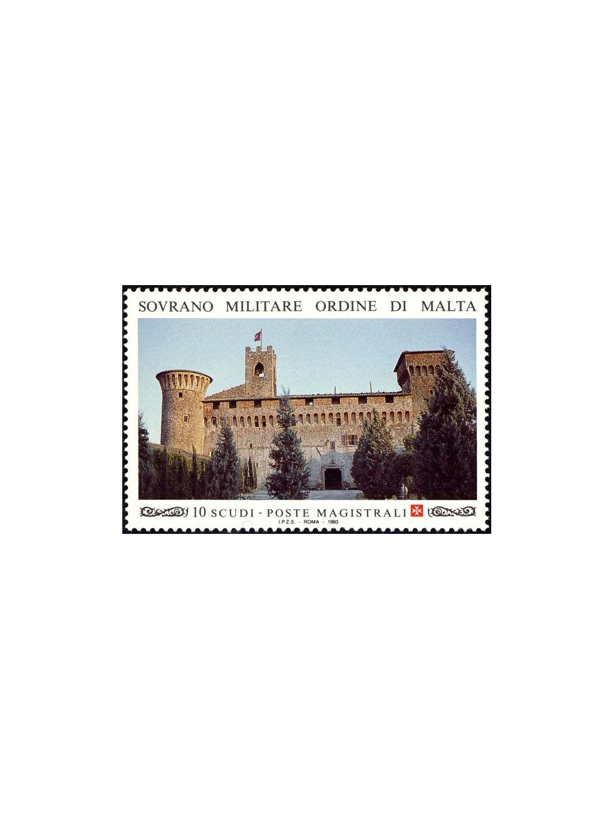 SMOM 1993 Residences, 2nd series MNH**