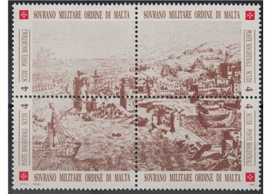 SMOM 1993 Antiche fortezze, 3ª serie 4v MNH**