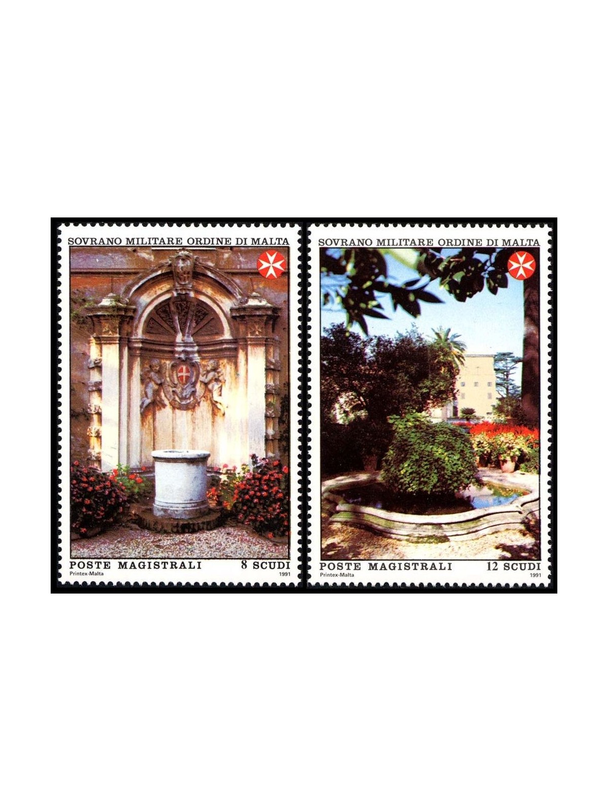 SMOM 1991 Teachers' Residences, 1st series 2v MNH**