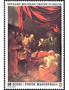 SMOM 1991 Masters of Painting, 6th series MNH**