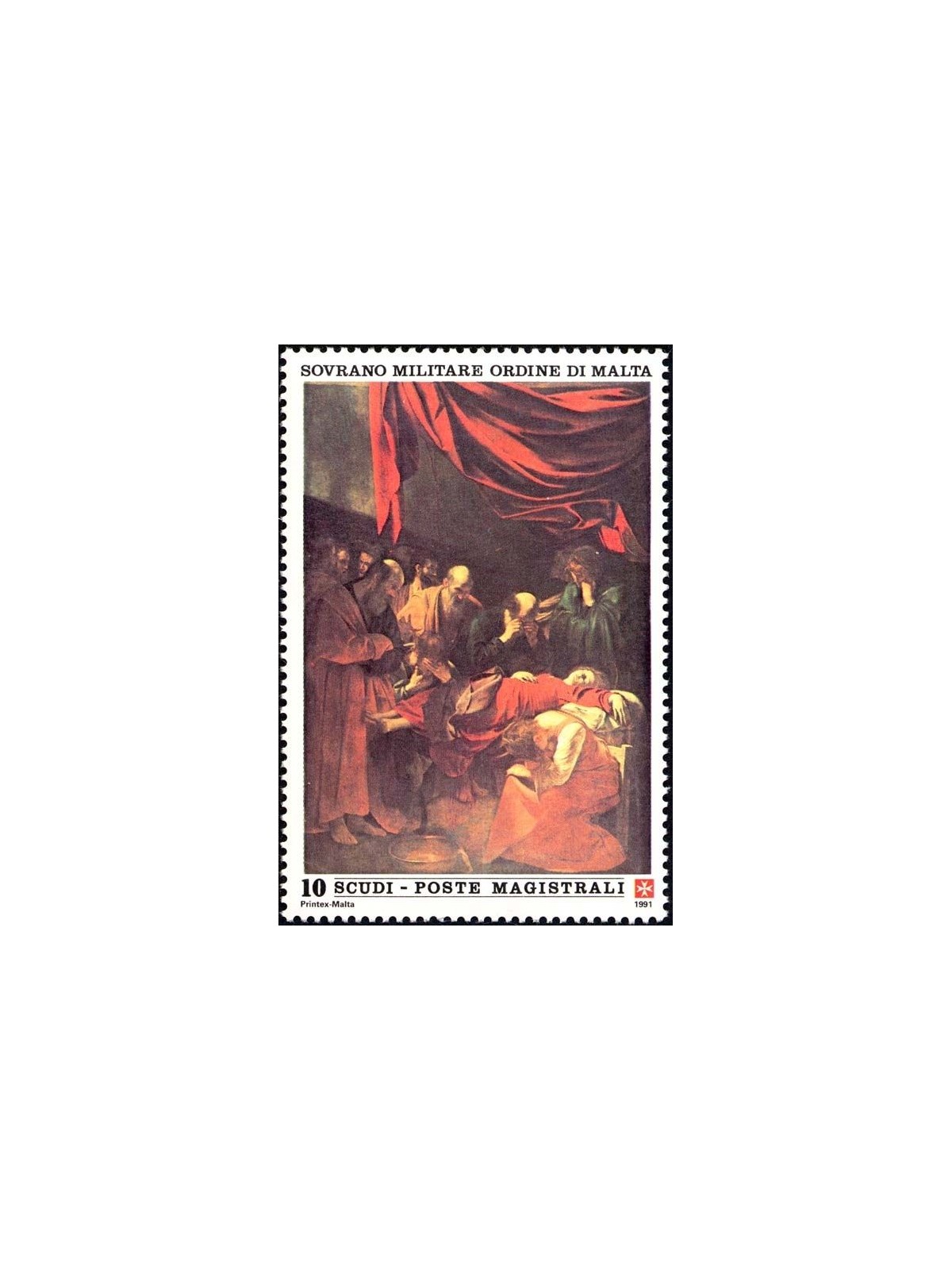 SMOM 1991 Maestri della pittura, 6ª serie MNH**