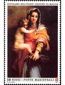 SMOM 1991 Christmas MNH**