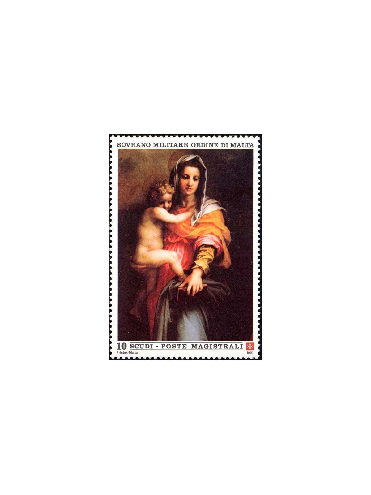 SMOM 1991 Christmas MNH**