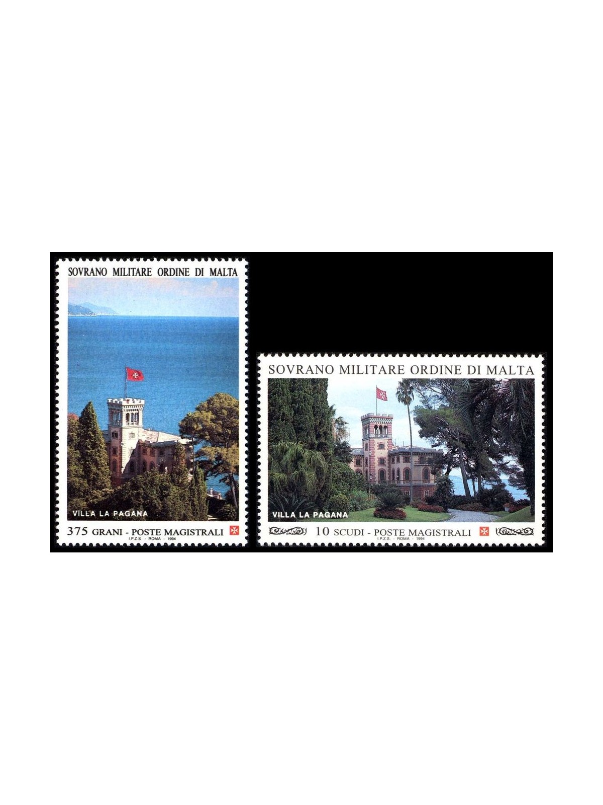 SMOM 1994 Residenze, 3ª serie 2v MNH**