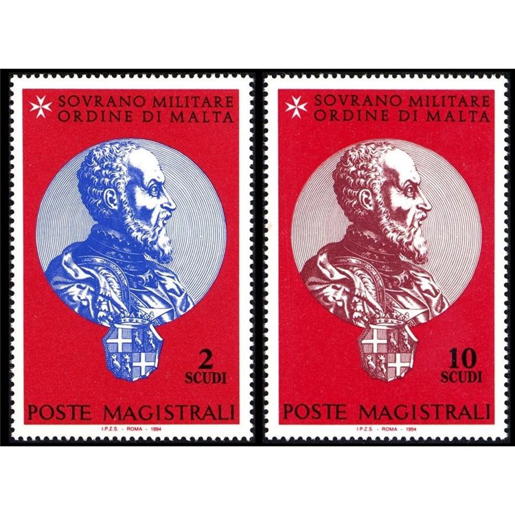 SMOM 1994 Jean De La Vallette-Parisot 2v MNH**