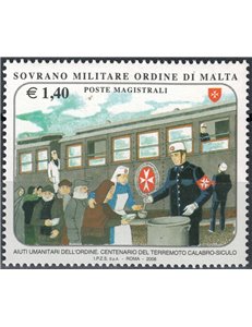 SMOM 2008 Calabrian-Sicilian Earthquake MNH**