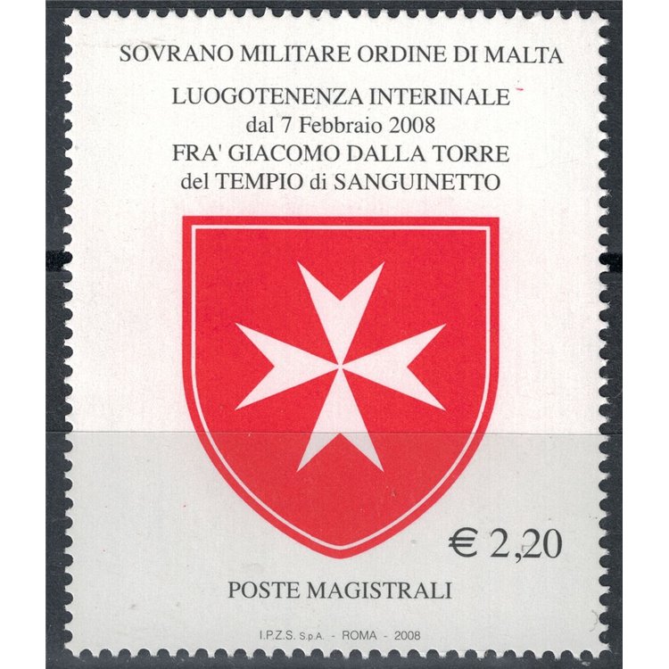 SMOM 2008 Luogotenenza interinale MNH**