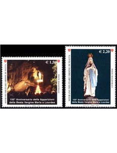 SMOM 2008 Virgin Mary, Lourdes 2v MNH**