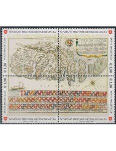 SMOM 2008 Antiche tavole geografiche 4v MNH**