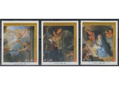 SMOM 2008 Christmas 3v MNH**