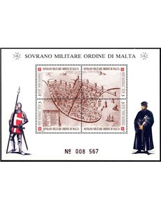 SMOM 1991 Antiche fortezze, 2ª serie BF MNH**
