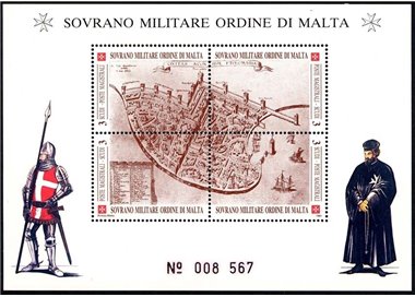 SMOM 1991 Ancient Fortresses, 2nd series s/s MNH**