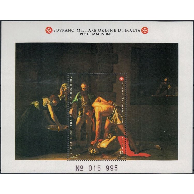 SMOM 1992 San Giovanni Battista BF MNH**