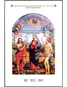 SMOM 1991 St. John the Baptist s/s MNH**