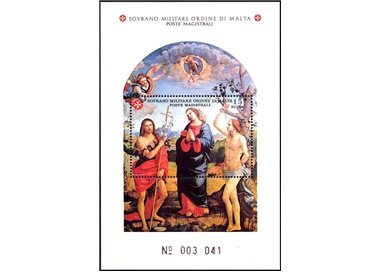 SMOM 1991 San Giovanni Battista BF MNH**