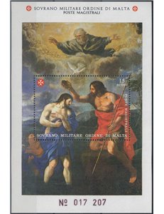 SMOM 1993 San Giovanni Battista BF MNH**