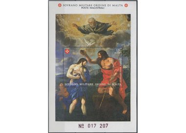 SMOM 1993 St. John the Baptist s/s MNH**