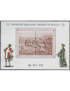 SMOM 1993 Ancient fortresses, 3rd series s/s MNH**