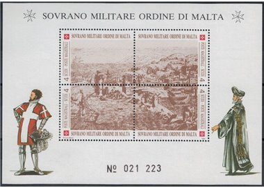SMOM 1993 Ancient fortresses, 3rd series s/s MNH**