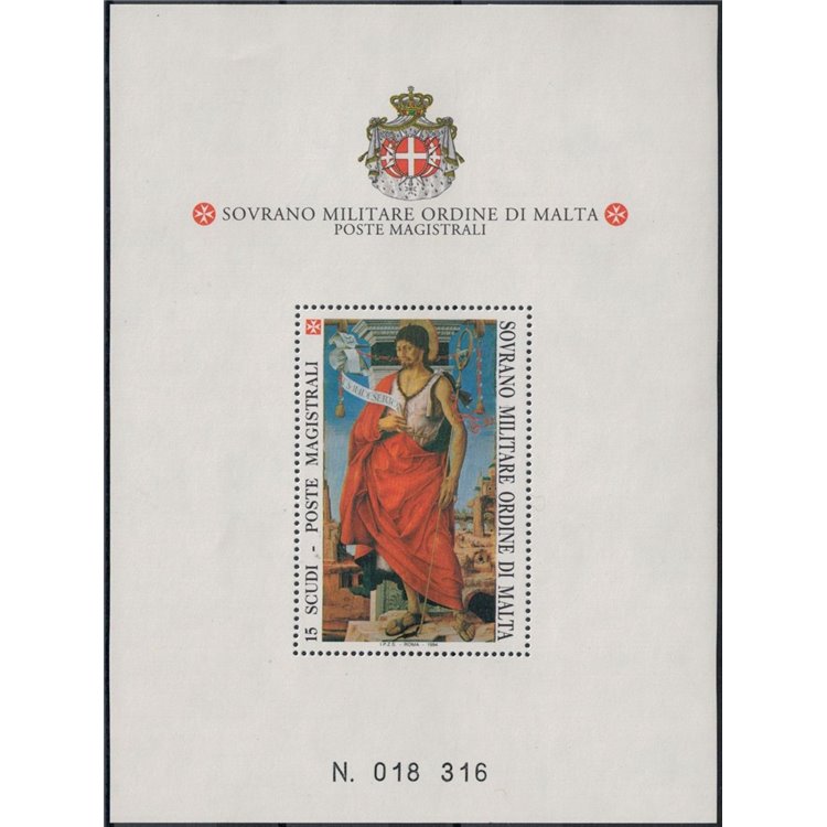 SMOM 1994 St. John the Baptist s/s MNH**