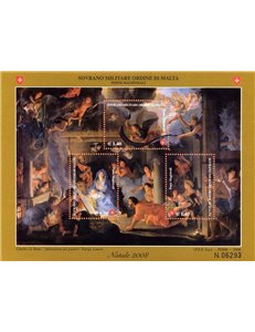SMOM 2008 Christmas s/s MNH**