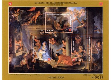 SMOM 2008 Natale BF MNH**