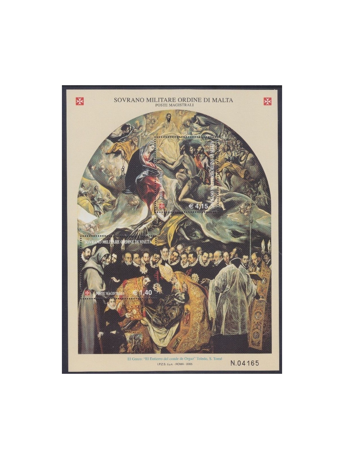 SMOM 2005 St. John the Baptist s/s MNH**