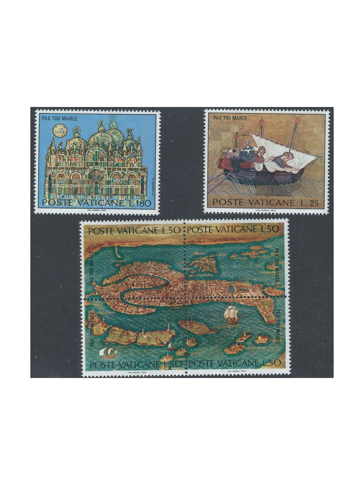 VATICAN 1972 Save Venice 6v MNH**