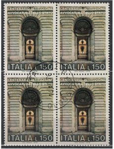 ITALY 1976 State Attorney General us in block of four