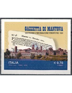 ITALY 2014 Gazzetta di Mantova MNH**