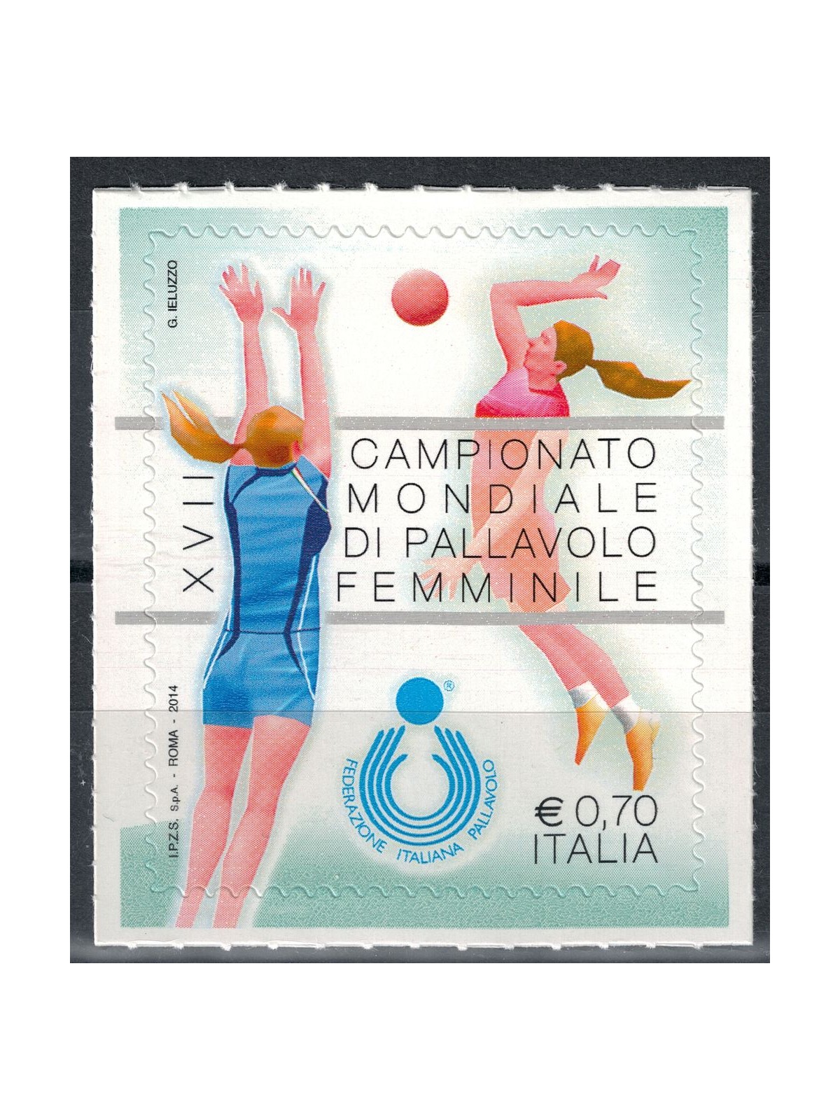 ITALIA 2014 Pallavolo femminile MNH**