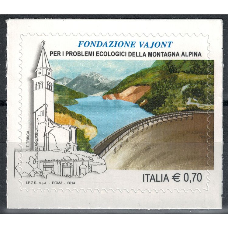 ITALY 2014 Vajont Foundation MNH**