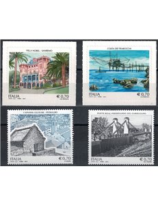 ITALIA 2014 Patrimonio artistico 4v MNH**
